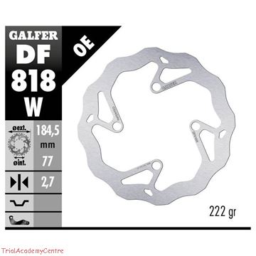 Immagine di Disco Freno Anteriore Galfer DF818W Beta Rev-Evo